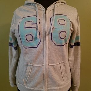 Cato zippered hooded sweatshirt